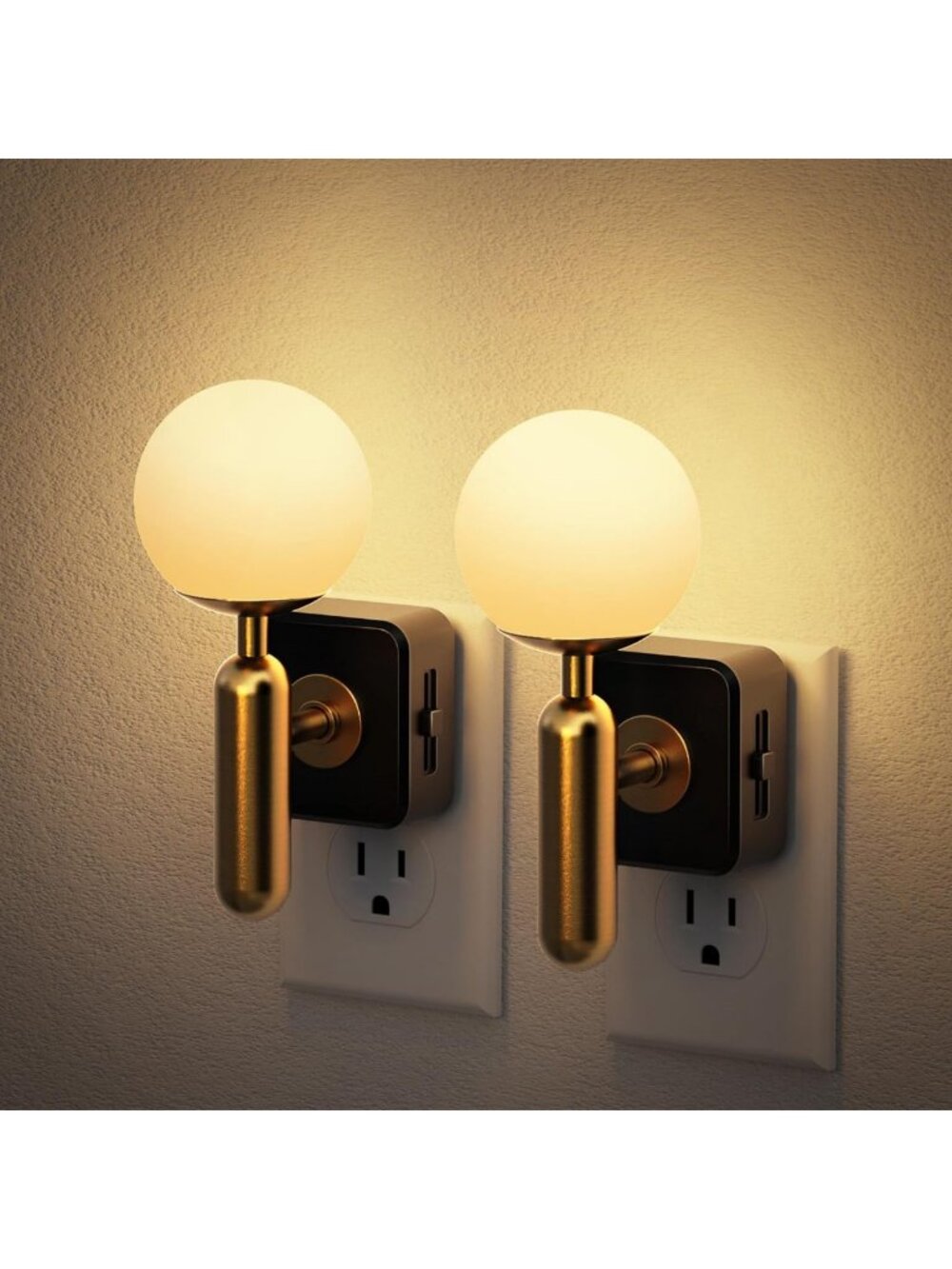 Plug-In Night Light for Wall - Soft Glow, Energy Efficient, Perfect for Kids'